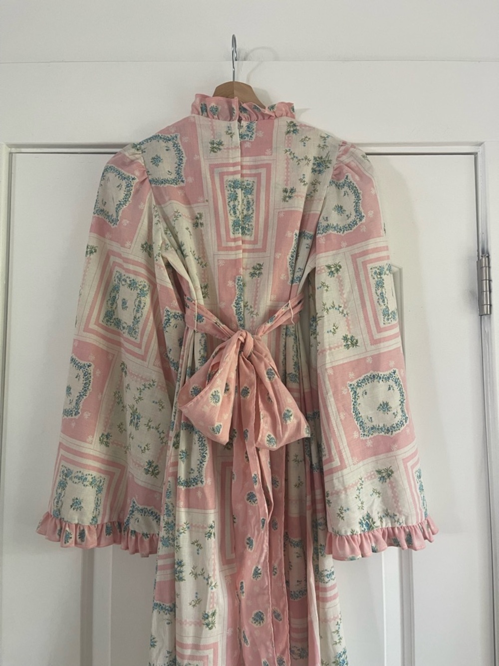 Rare Vintage 1960s Trivia by Charm of Hollywood Floral Maxi Dress - 9/10 - Picture 8 of 8